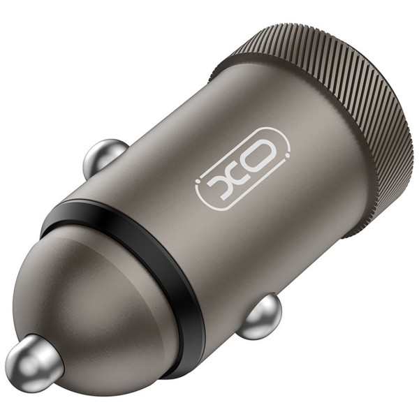 Фото - Автомобільний зарядний пристрій XO CC70 USB-C 3A 30W Black (CC70.black)