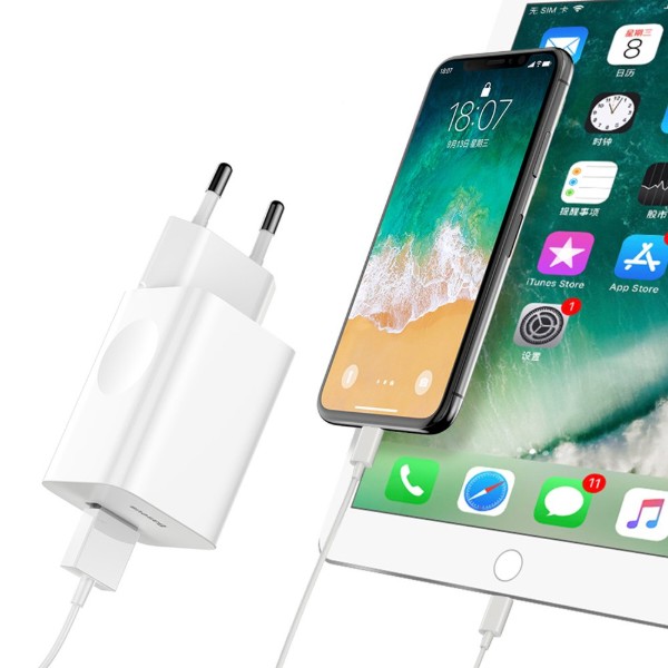 Фото - Мережевий зарядний пристрій Baseus Wall Charger QC3.0 (CCALL-BX02)