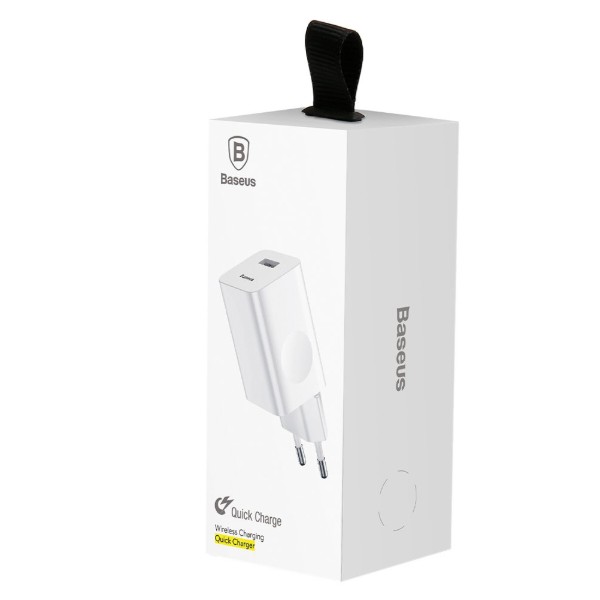 Фото - Мережевий зарядний пристрій Baseus Wall Charger QC3.0 (CCALL-BX02)