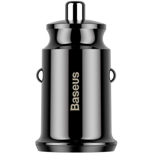Фото - Автомобільний зарядний пристрій Baseus Grain C Dual USB 5V 3.1A Black (CCALL-ML01)