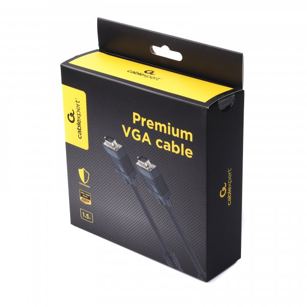 Фото - Кабель Cablexpert Premium VGA, 3+ 9C HD15M з 2-ма феритами 1.5 м (CCB-PPVGA-1.5M)