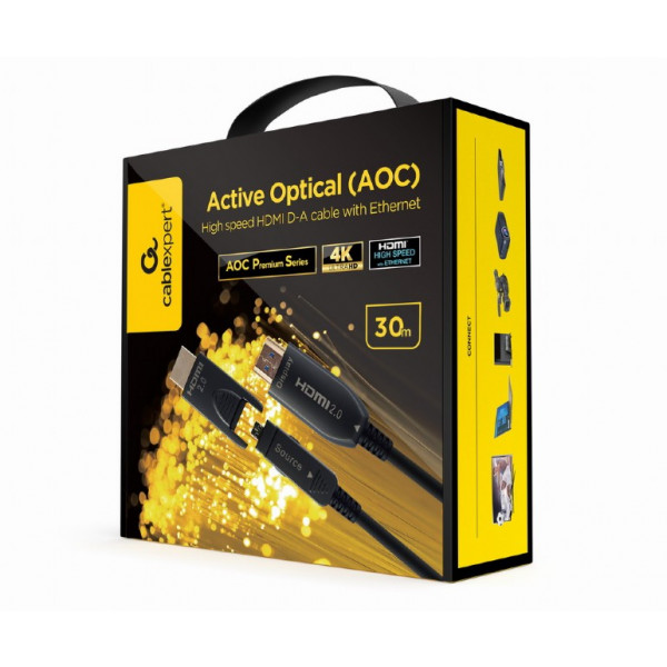 Фото - Кабель HDMI Cablexpert HDMI V.2.0 30m (CCBP-HDMID-AOC-30M)