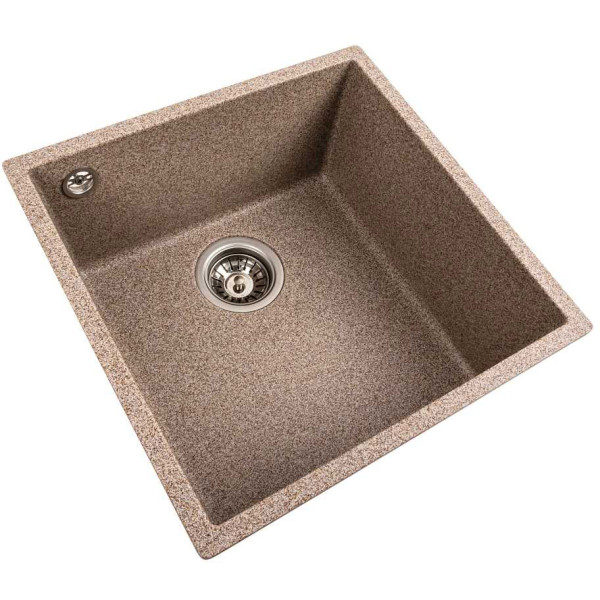 Фото - Мийка кухонна VALESO 4040 RUBA матова Карамель