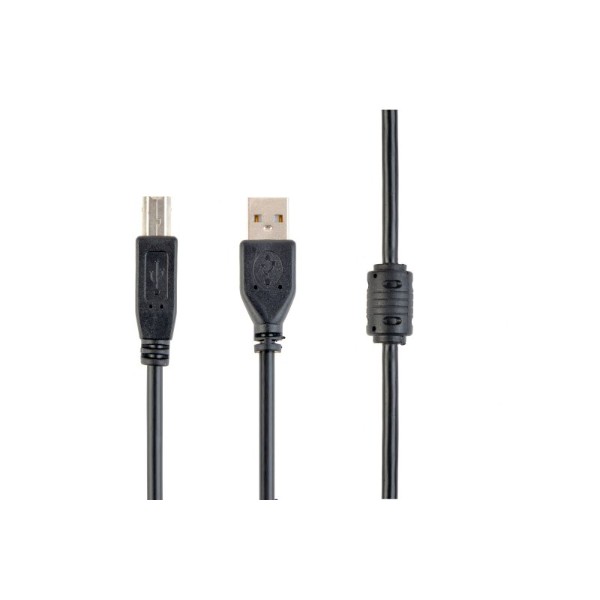 Фото - Кабель USB type A - USB type B Cablexpert USB2.0 феррит A-папа/B-папа 3 м (CCFB-USB2-AMBM-3M)