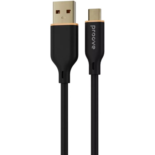 Фото - Кабель Proove GridLine USB to Lightning 2.4A 1m Black (CCGL12001101)