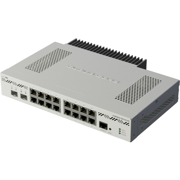 Фото - Коммутатор локальної мережі (Switch) MikroTik CCR2004-16G-2S+PC