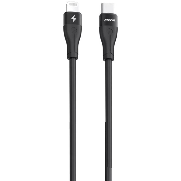 Фото - Кабель Proove Soft Silicone Type-C to Lightning 27W (2m) black (CCSO27002121)