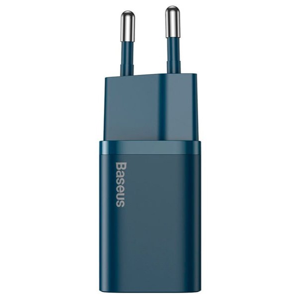 Фото - Сетевое зарядное устройство Baseus Super Si Quick Charger 1C 20W EU Blue (CCSUP-B03)