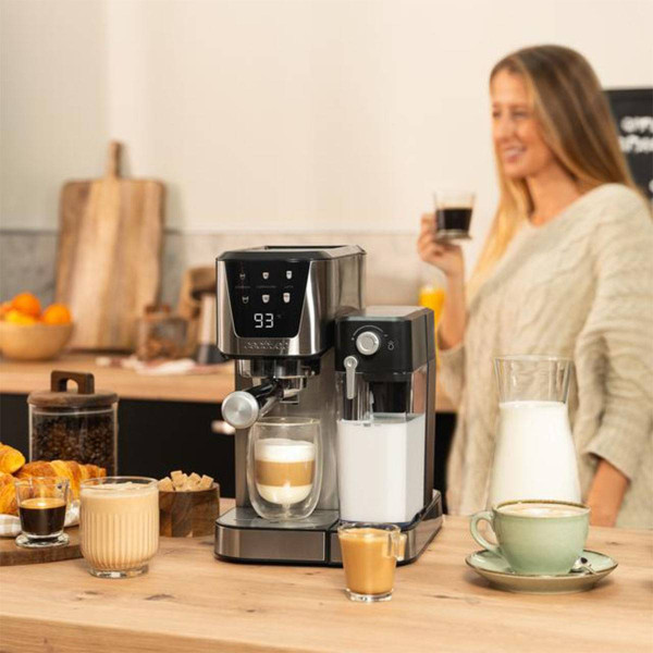 Фото - Кавоварка ріжкова Cecotec Power Espresso 20 Cream (CCTC-00651)