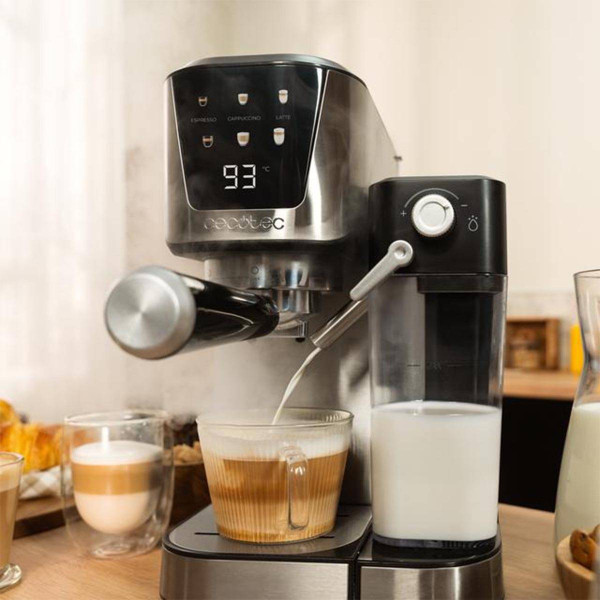 Фото - Кавоварка ріжкова Cecotec Power Espresso 20 Cream (CCTC-00651)