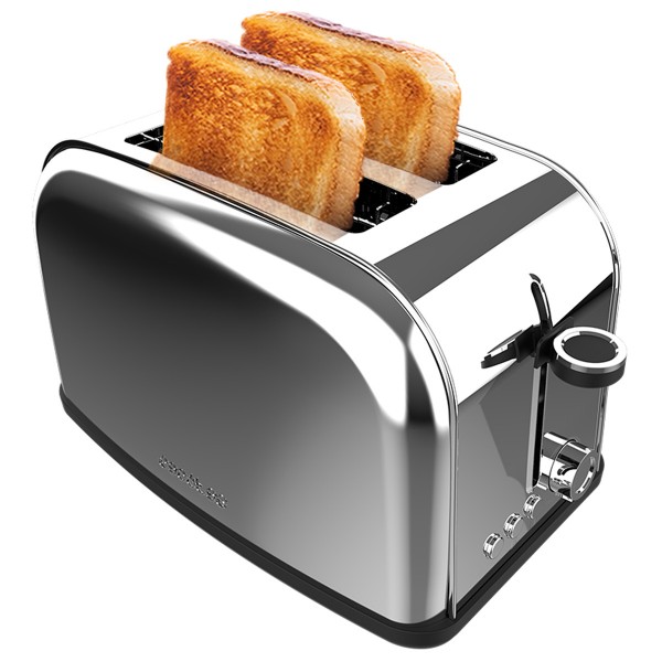 Фото - Тостер Cecotec Toast&time 850 Inox Lite (CCTC-04837)