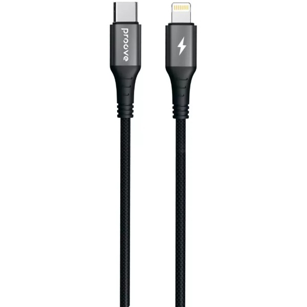 Фото - Кабель Proove WireX Type-C to Lightning 27W 1m Black (CCWX27002101)