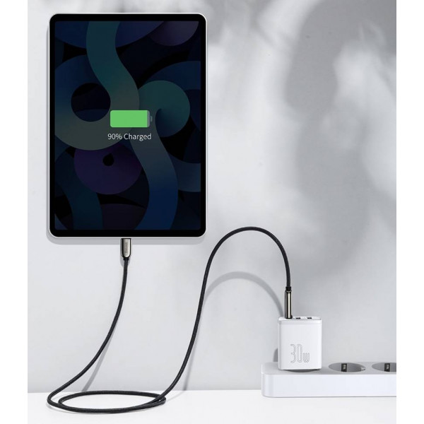 Фото - Мережевий зарядний пристрій Baseus Compact Quick Charger 30W QC+ PD White (CCXJ-E02)