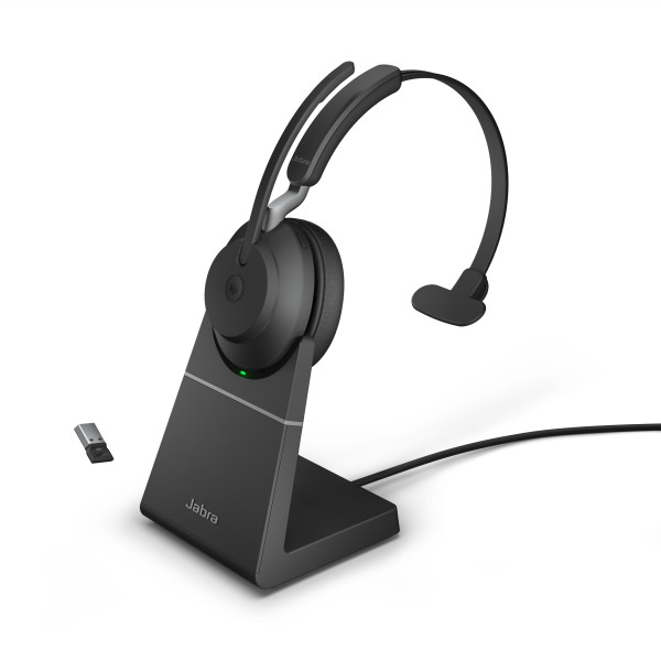 Фото - Гарнітура бездротова Jabra Evolve2 65 Link380a MS Mono Black (26599-899-999)