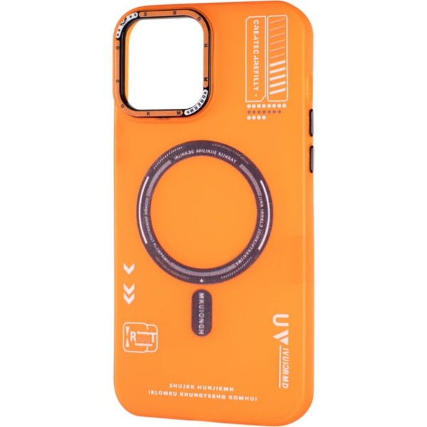 Фото - Чохол для смартфону
 Gelius Resistant Shield Magsafe Case for iPhone 13 Pro Max Orange (97253)
