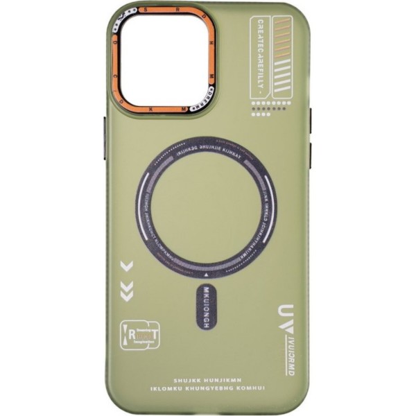 Фото - Чохол для смартфону
 Gelius Resistant Shield (Magsafe) Case for iPhone 13 Pro Max Green (97254)