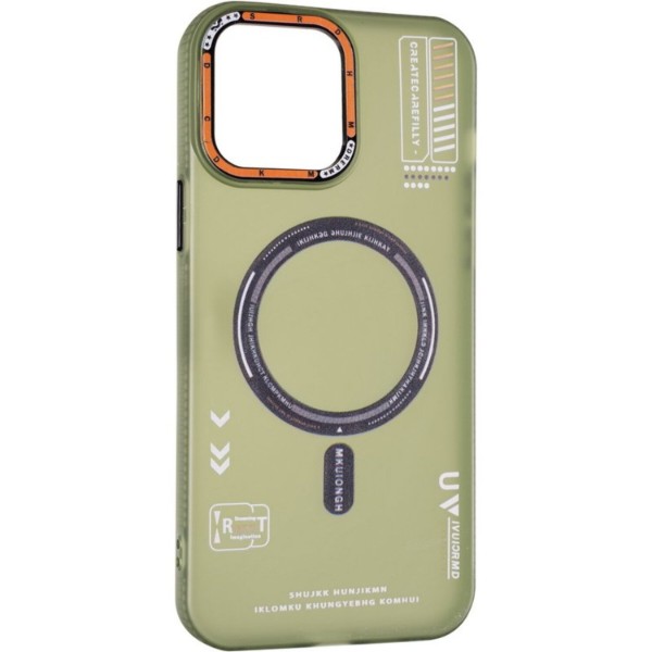 Фото - Чохол для смартфону
 Gelius Resistant Shield (Magsafe) Case for iPhone 13 Pro Max Green (97254)