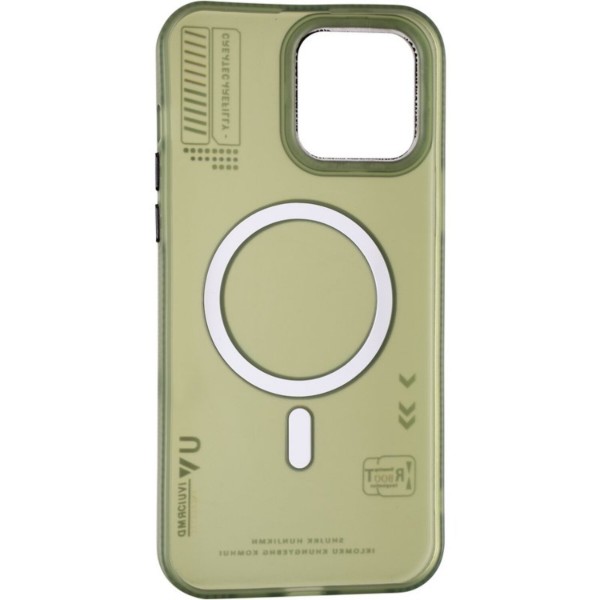 Фото - Чохол для смартфону
 Gelius Resistant Shield (Magsafe) Case for iPhone 13 Pro Max Green (97254)
