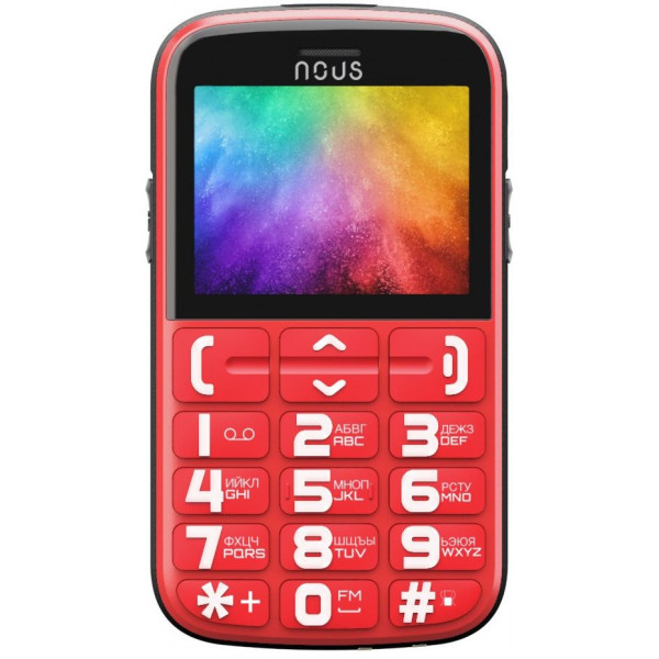Фото - Мобильный телефон Nous Helper NS 2422 Red-Black