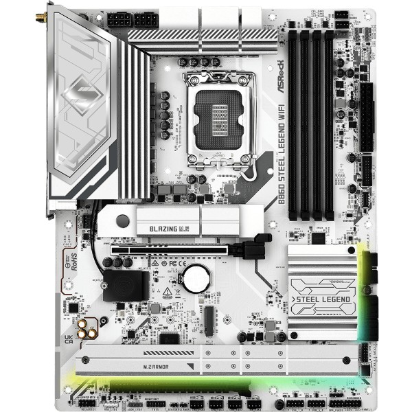 Фото - Материнська плата ASRock B860 Steel Legend WiFi DDR5 Фото - Материнська плата ASRock B860 Steel Legend WiFi DDR5