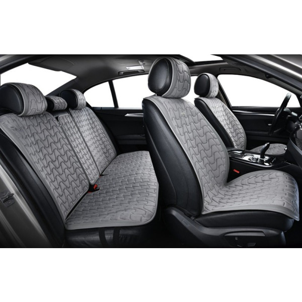 Фото - Комплект накидок на сиденье автомобиля Beltex Chicago grey (BX85200)