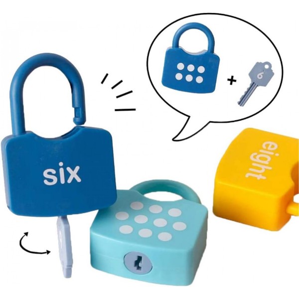 Фото - Ігровий набір для малюка Onshine Замки з цифрами (TNWX-7925)