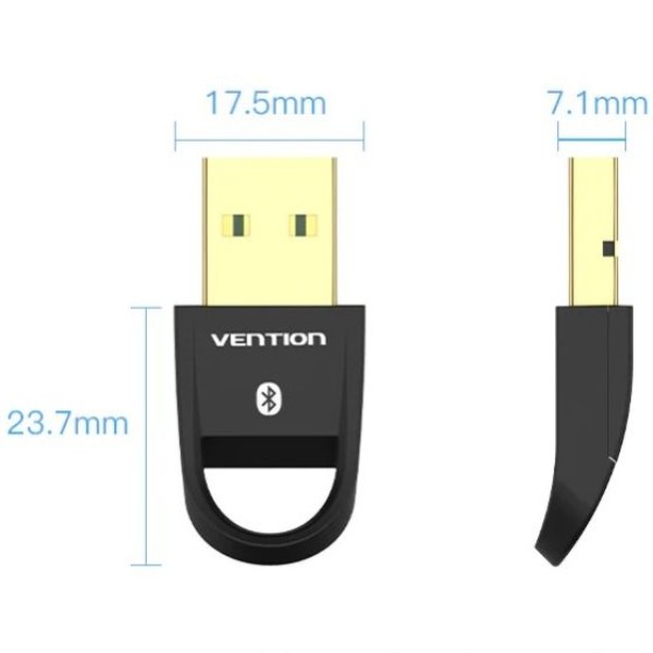 Фото - Адаптер мережі Bluetooth USB Vention v5.0 Gold-Plated (CDSB0)