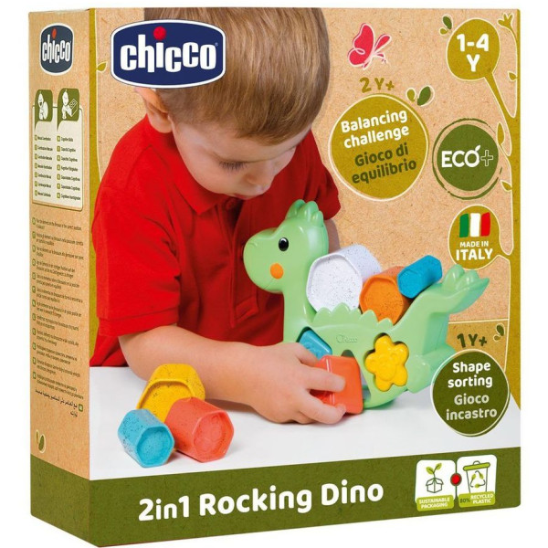 Фото - Сортер Chicco Балансирующий динозавр серии ECO+ (10499.10)