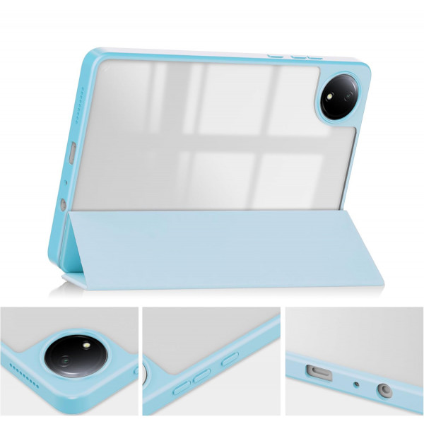 Фото - Чохол для планшета BeCover Soft Edge TPU з кріпленням для стілусу for Xiaomi Redmi Pad SE 8.7'' Light Blue (712569)