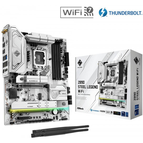 Фото - Материнская плата ASRock Z890 STEEL LEGEND WIFI DDR5