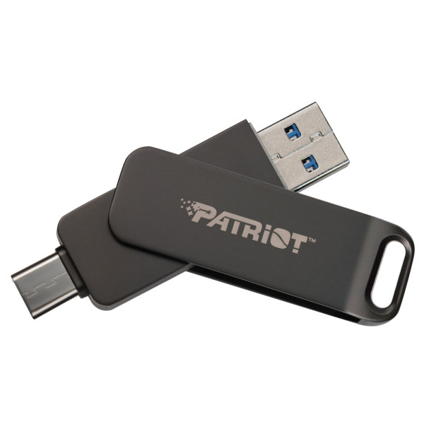 Фото - Флеш USB Patriot R550 64GB USB 3.2 Gen 1 Swing Type-A+C (PE64GR550DSAD)