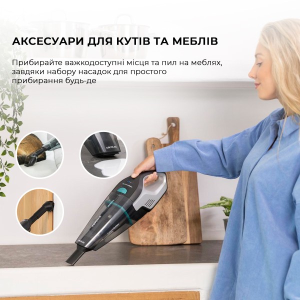 Фото - Пылесос ручной для дома Cecotec Conga PopStar Micro 18.5V Animal Hand (CCTC-05540)