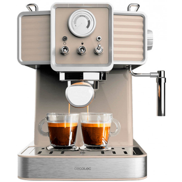Фото - Кавоварка ріжкова Cecotec Cumbia Power Espresso 20 Tradizionale Light Beige (CCTC-01585)
