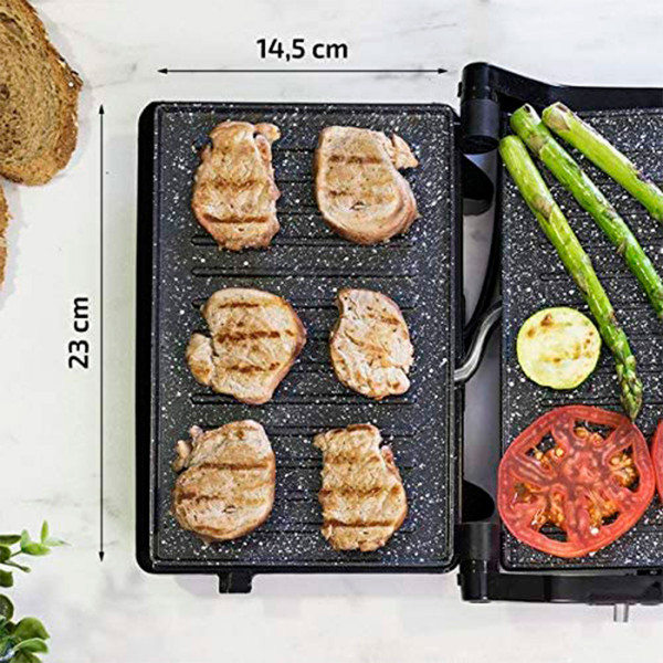 Фото - Гриль-барбекю електричний Cecotec Rock'nGrill 750 Full Open