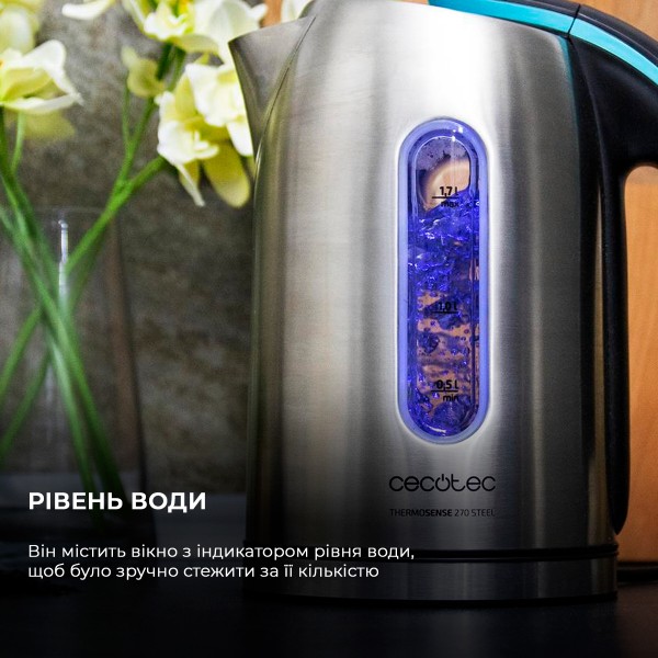 Фото - Электрический чайник Cecotec ThermoSense 270 Steel