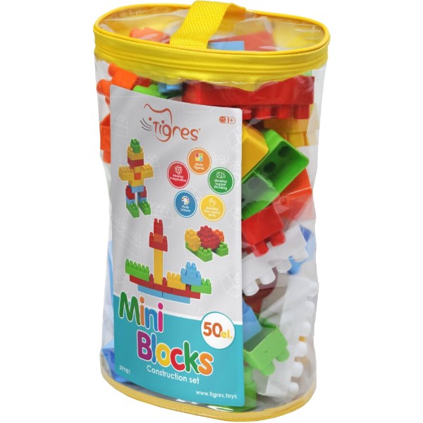 Фото - Пластиковий конструктор Tigres Mini Blocks 50 ел.  (39981)