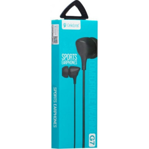 Фото - Навушники вкладиші дротові Celebrat G7 Black