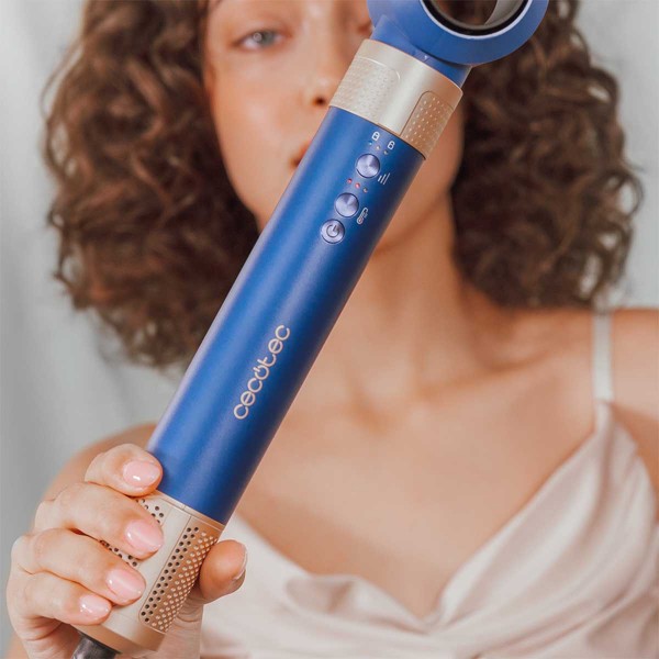 Фото - Стайлер Cecotec Bamba CeramicCare 14in1 AirGlam Blue (CCTC-00253)