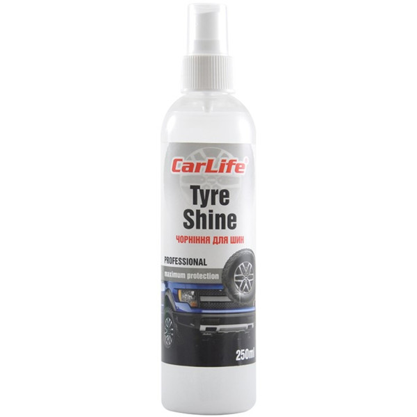 Фото - Засіб для шин CarLife чорніння Tyre Shine 250 ml (CF033)
