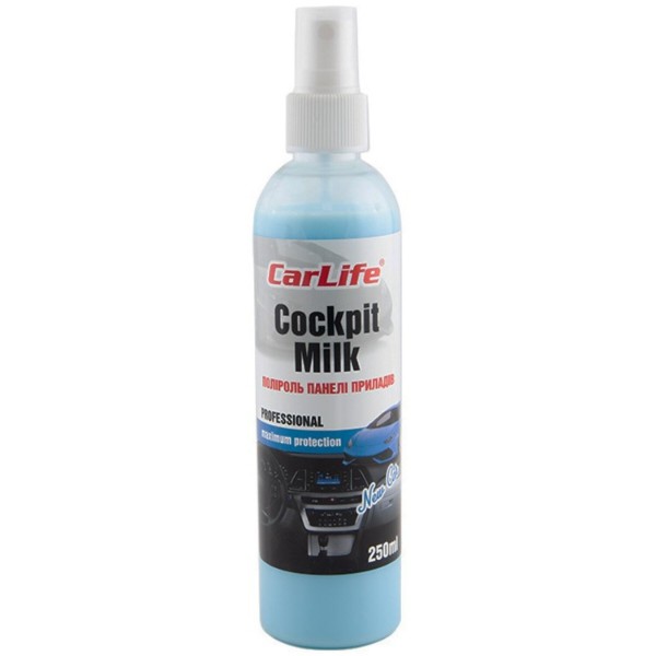 Фото - Полироль для авто CarLife Новая Машина Cockpit Milk 250 мл (CF039)