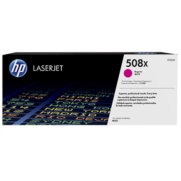 Фото - Картриджі для лазерних принтерів HP 508X CLJ M552dn/M553dn/n/x Magenta (CF363X)