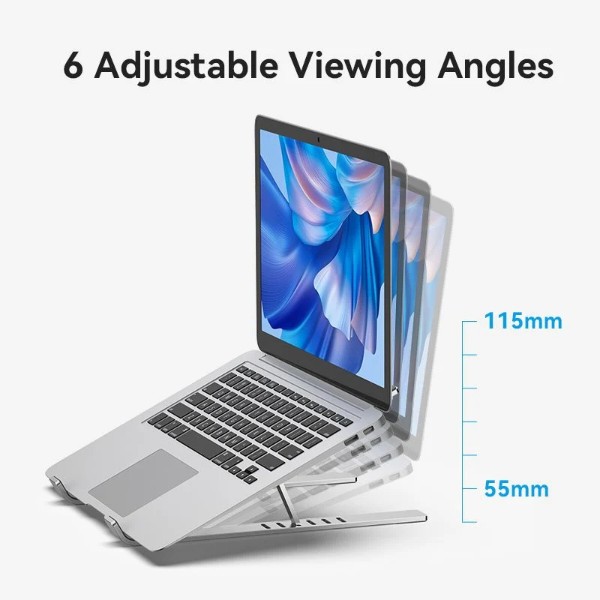 Фото - Підставка під ноутбук Vention X-type Stand Silver Aluminum Alloy (KDMI0)