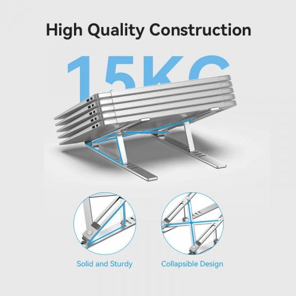 Фото - Підставка під ноутбук Vention X-type Stand Silver Aluminum Alloy (KDMI0)