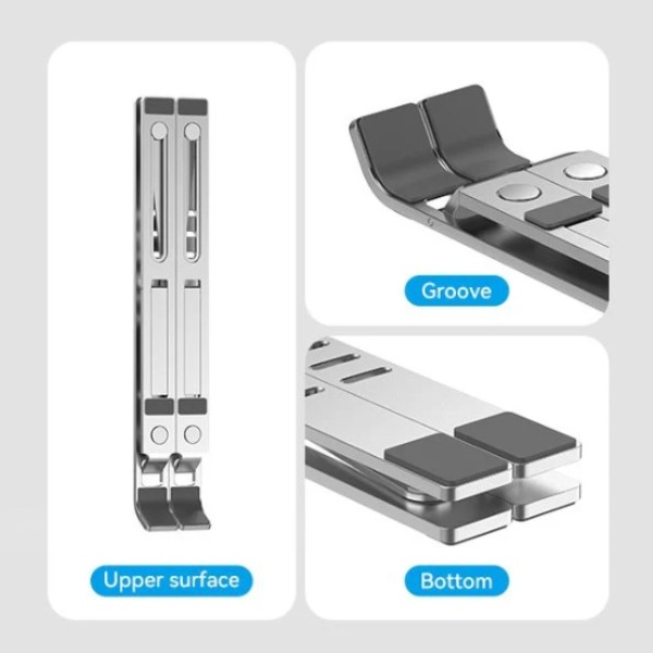 Фото - Підставка під ноутбук Vention X-type Stand Silver Aluminum Alloy (KDMI0)