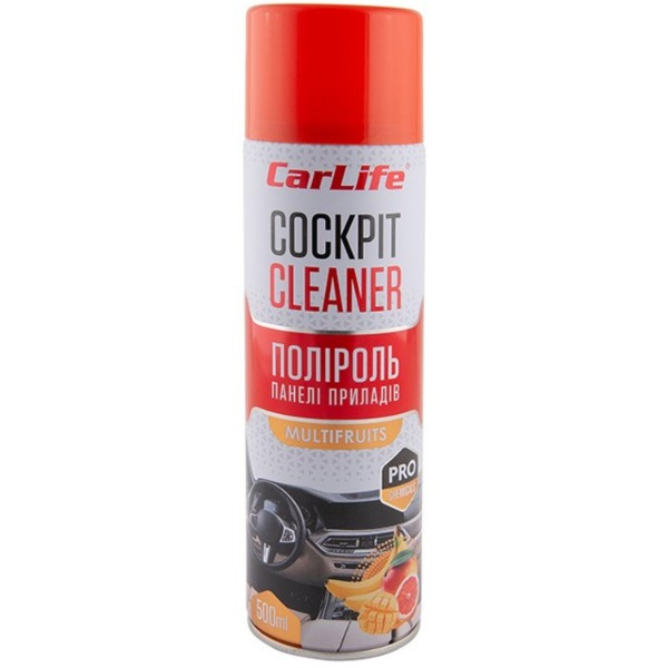 Фото - Полироль для авто CarLife Мультифрукт Cockpit Cleaner 500 ml (CF507)