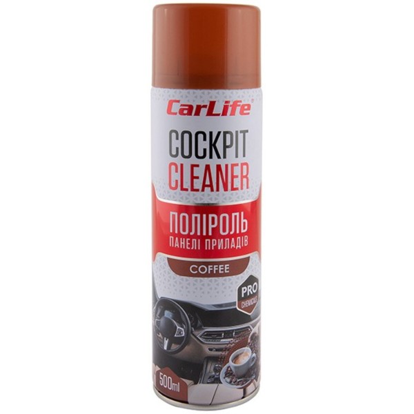 Фото - Полироль для авто CarLife Кофе Cockpit Cleaner 500 ml (CF508)