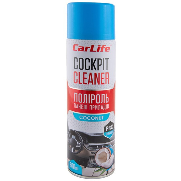 Фото - Поліроль для авто CarLife Кокос Cockpit Cleaner 500 ml (CF509)