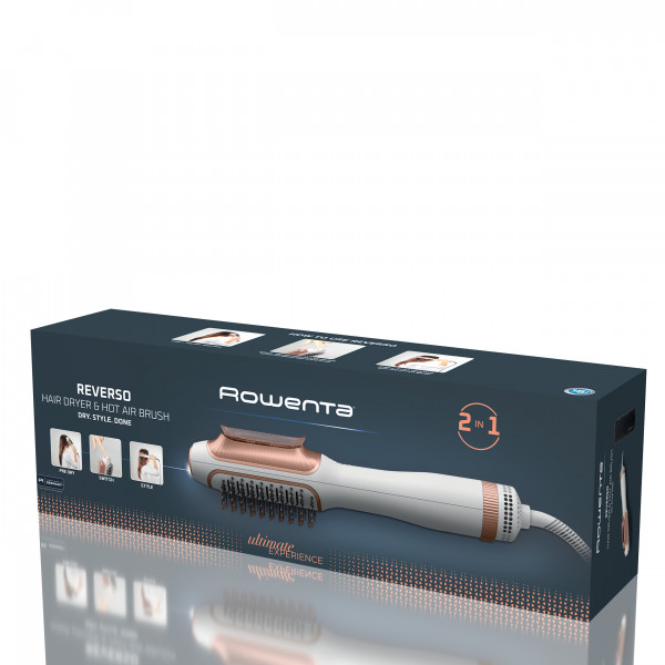 Фото - Фен-щітка Rowenta CF9820F0 Reverso Dry&Brush 2в1
