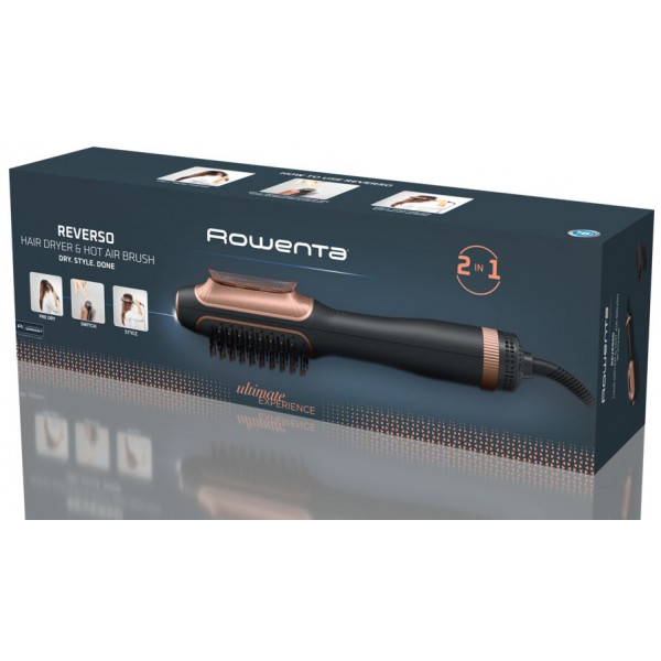 Фото - Фен-щетка Rowenta CF9840F0 Reverso Dry&Brush 2в1