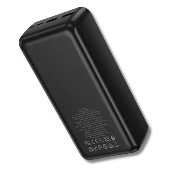 Фото - Батарея мобільна BOROFONE BJ80B Clever PD20W + QC22.5W 30000 mAh Black (714874)